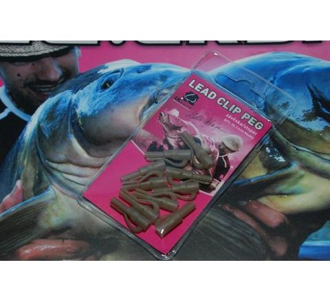LK Baits Lead Clip Peg Camo Muddy