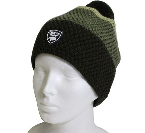 Giants Fishing Zimná čiapka trojfarebná s brmbolcom