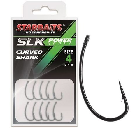 Starbaits Háčky Power PTFE Teflon Curved Shank 10ks
