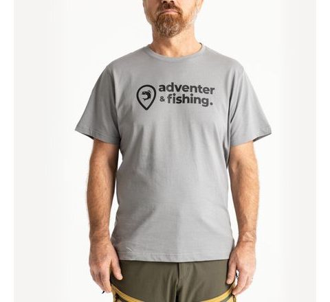 Adventer & fishing Tričko krátký rukáv Steel