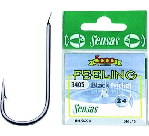 Sensas Háčiky Feeling 3405 Black 15ks