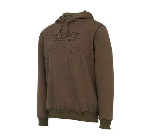 Prologic Mikina Mega Fish Hoodie Army Green