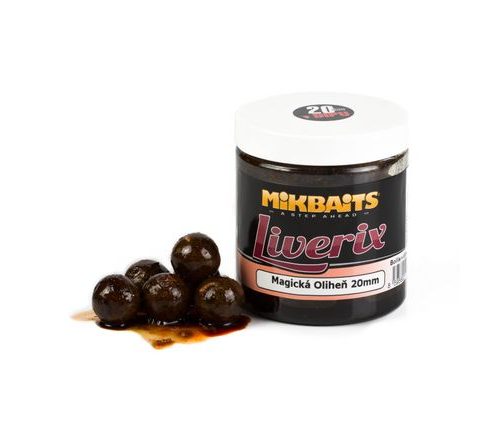Mikbaits Boilie v dipu Liverix 250ml