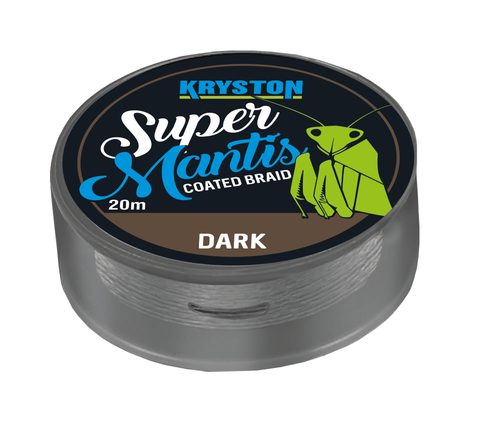 Kryston Potiahnutá šnúra Super Mantis Dark 35lb 20m
