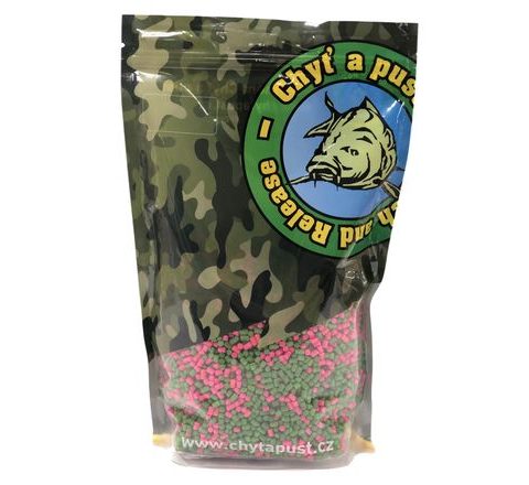 Chyť a pusť Pelety Fluo Mini signal PVA Mix 3mm 900g