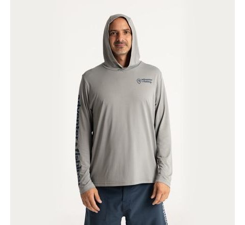 Adventer & fishing Funkční hoodie UV tričko Limestone