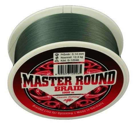 Giants Fishing Splétaná šňůra Master Round Braid 1m