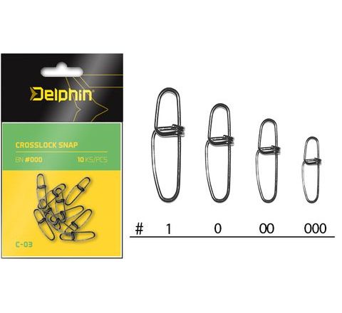 Dephin Karabinka Crosslock Snap C-03 10ks