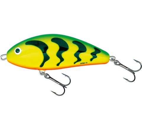 Salmo Wobler Fatso Floating Green Tiger