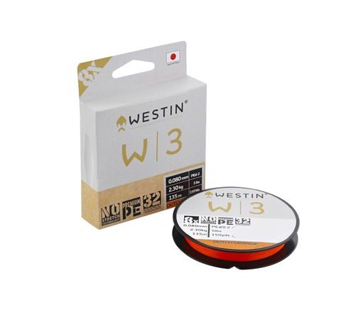 Westin Šnúra W3 8-Braid Dutch Orange 300m