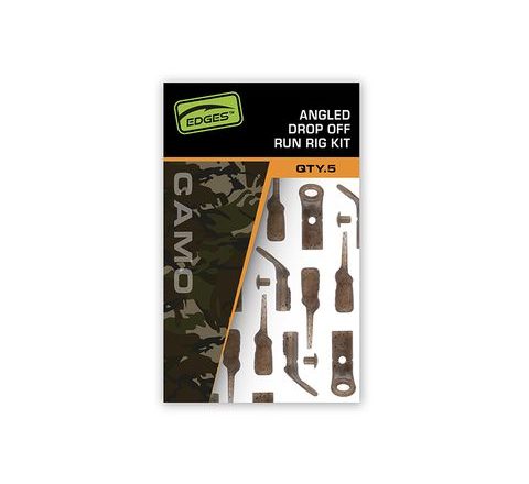 Fox Závesy Edges Camo Angled Drop Off Run Rig Kit 5ks