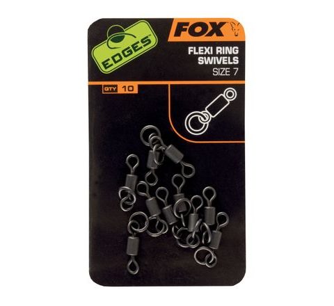 Fox Obratlíky s kroužkem Edges Flexi Ring Swivel