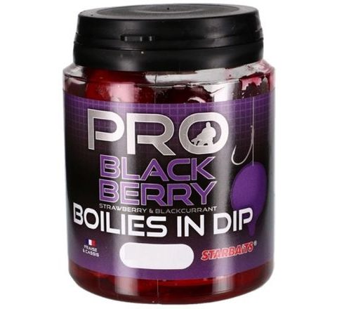 Starbaits Boilies v dipu Pro Black Berry 150g
