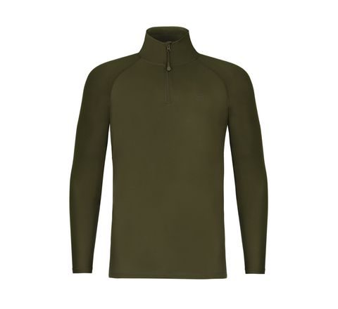 Korda Tričko Kool UPF Zip Jersey Tmavo Olivové