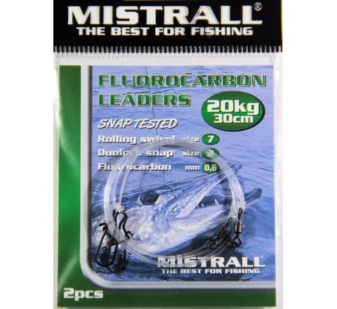 Mistrall Fluorocarbonový návazec 2ks