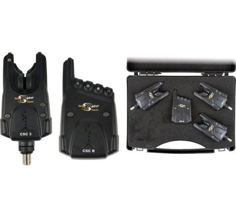 Carp spirit Sada 3 hlásičů CSC 3 + Přijímač CSC R + Kufřík 3+1