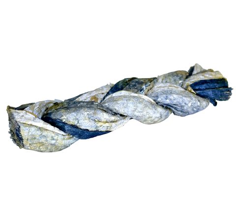 LK Baits Pet Luxusní rybí copánky z kůže lososa 1ks