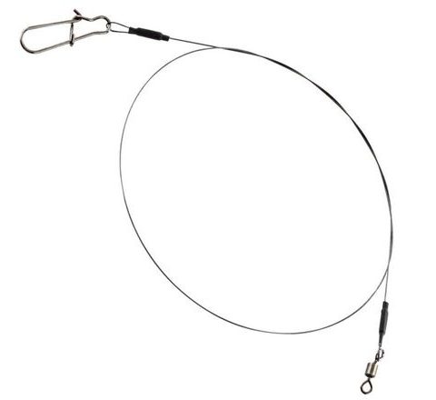 Fox Rage Lanko Strike Point Jerk Leader Single Strand Titanium 40cm 2ks