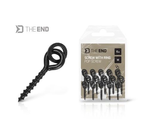 Delphin Vrtáček s kroužkem TheEND POP Screw 15ks