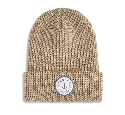Grundéns Čiapka Anchor Waffle Beanie Clay O/S