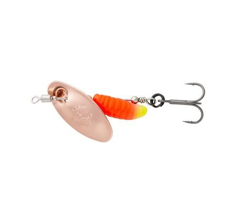 Savage Gear Třpytka Grub Spinners Copper Red Yellow