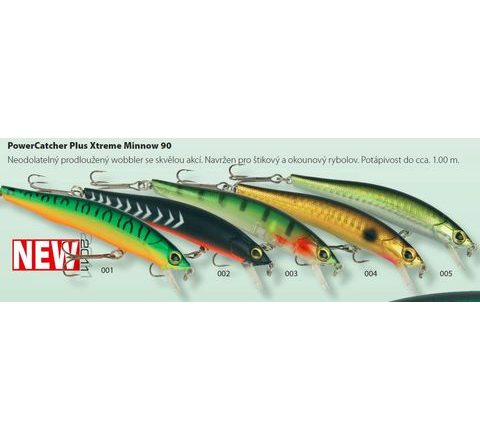 Spro Wobler PowerCatcher Plus Xtreme Minnow 9cm