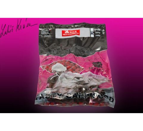 LK Baits Mini boilie Wild Strawberry 12mm, 500 g