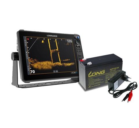 Lowrance Echolot HDS PRO 12 se sondou Active Imaging HD + baterie + nabíječka ZDARMA