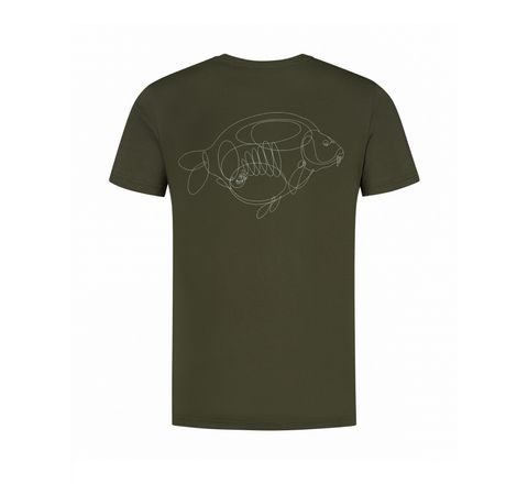 Korda Tričko One Liner Tee Olive