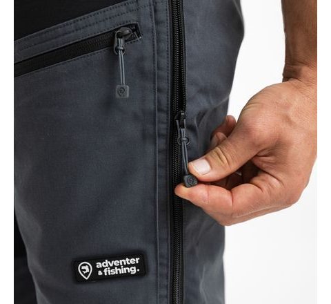 Adventer & fishing Impregnované nohavice Dark Shadow and Black