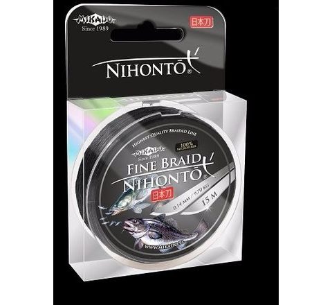 Mikado Pletenka Nihonto fine braid black 15m
