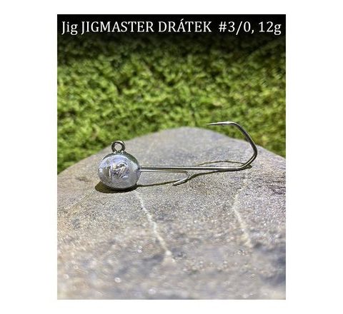Jigovky Jigové hlavičky Jigmaster Drátek veľ.3/0 5ks
