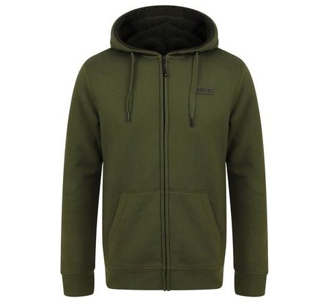 Navitas Mikina Sherpa Zip Hoody Green