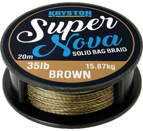 Kryston Pletená šnúra Super Nova solid braid piesková 20m
