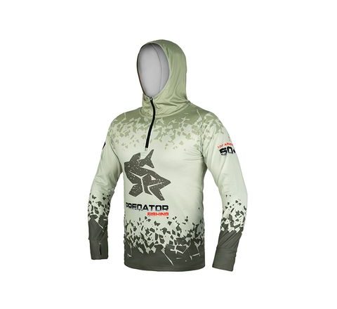 Delphin Tričko s kapucí UV Armor 50+ Predator