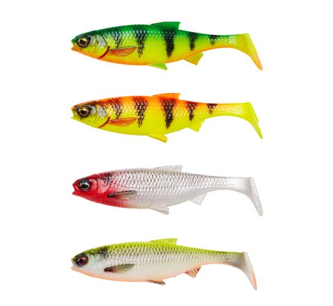 Savage Gear Gumová nástraha 3D River Roach Dark Water Mix 4 ks