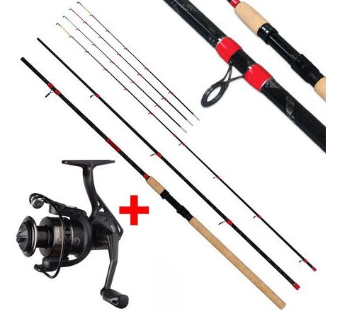 Giants fishing Prut Fluent MK2 Feeder 3,3m 90g + Naviják Deluxe FD 4000