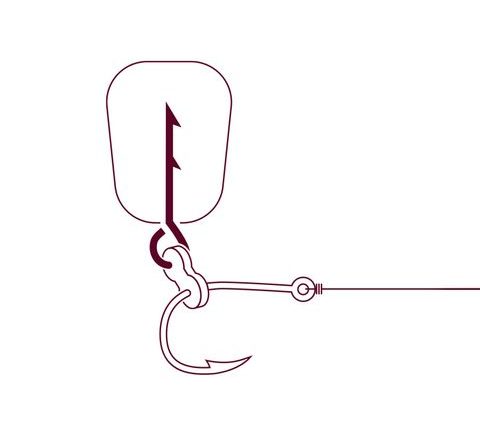 Delphin Nástrahový osten Stinger+ se silikonovým kroužkem černý 12ks