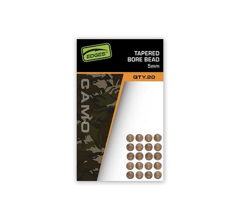 Fox Korálky Edges Camo Tapered Bore Bead 5mm 20ks