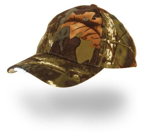 NGT Kšiltovka Camo Cap Led Lights