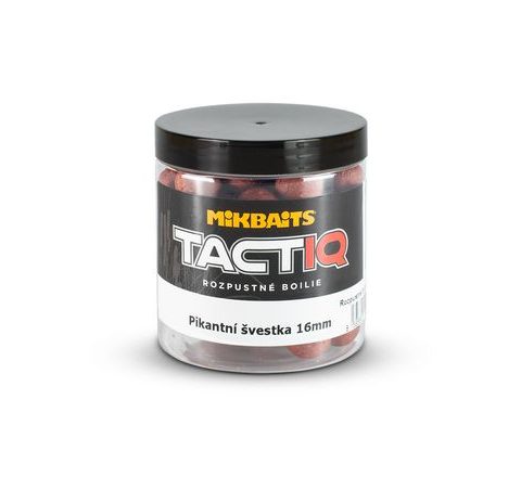 Mikbaits Rozpustné boilies TactiQ Pikantná slivka 250ml