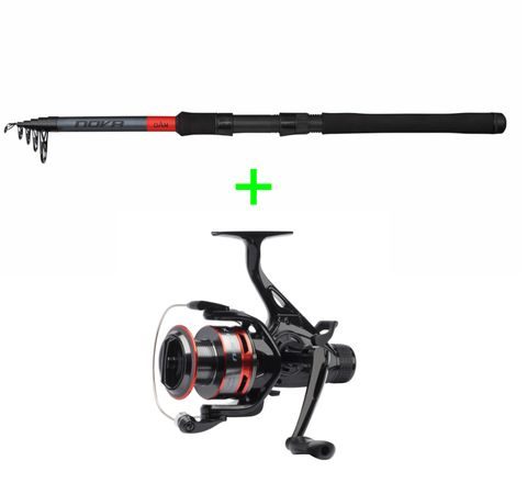 DAM Prut Nova Tele Spinning 8ft 2,4m 30-60g + Naviják Quick NOVA X 4000FS