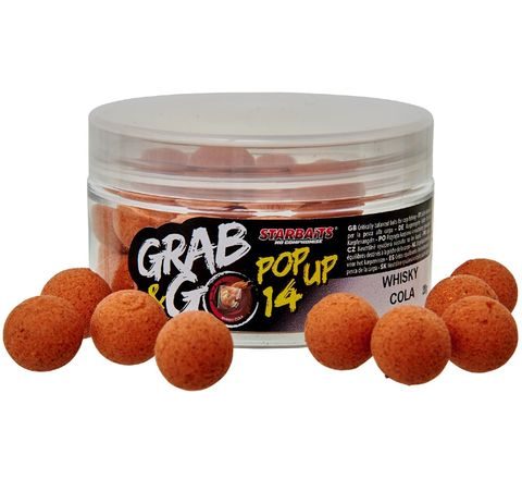 Starbaits Plovoucí boilies Pop Up Global Whisky Cola 14mm 20g