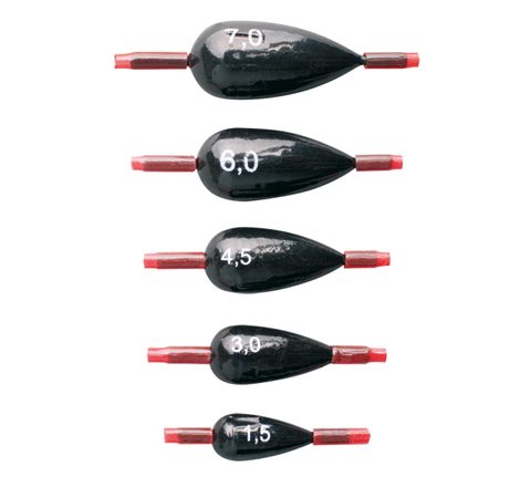 Cralusso Olivové závažia so silikónom 5 ks