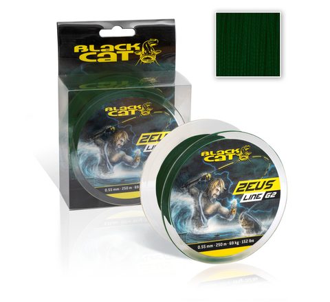 Black Cat Šňůra Zeus Line G2 zelená 250m