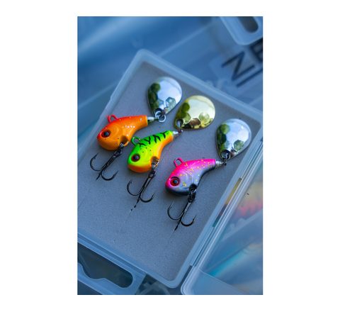 Zebco Tail Spinner Target Fish Spin Jig Set 3ks