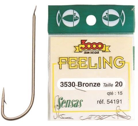 Sensas Háčiky Feeling 3530 Bronzové 15ks