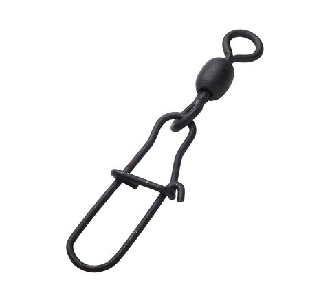 Madcat Obratlík s karabinkou Stainless Crane Swivels With Snap vel.2 75 Kg Black 5 Ks