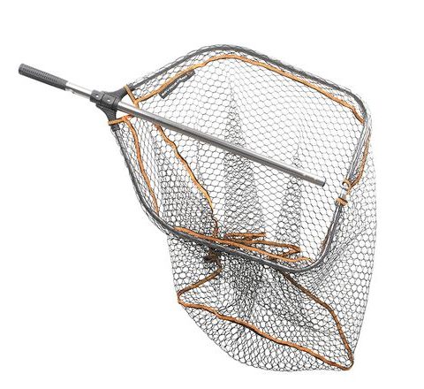 Savage Gear Podběrák Pro Tele Folding Rubber Large Mesh Landing Net L