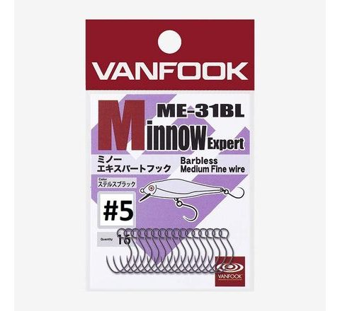 Vanfook Háčky na Woblery ME-31BL balení 16 ks